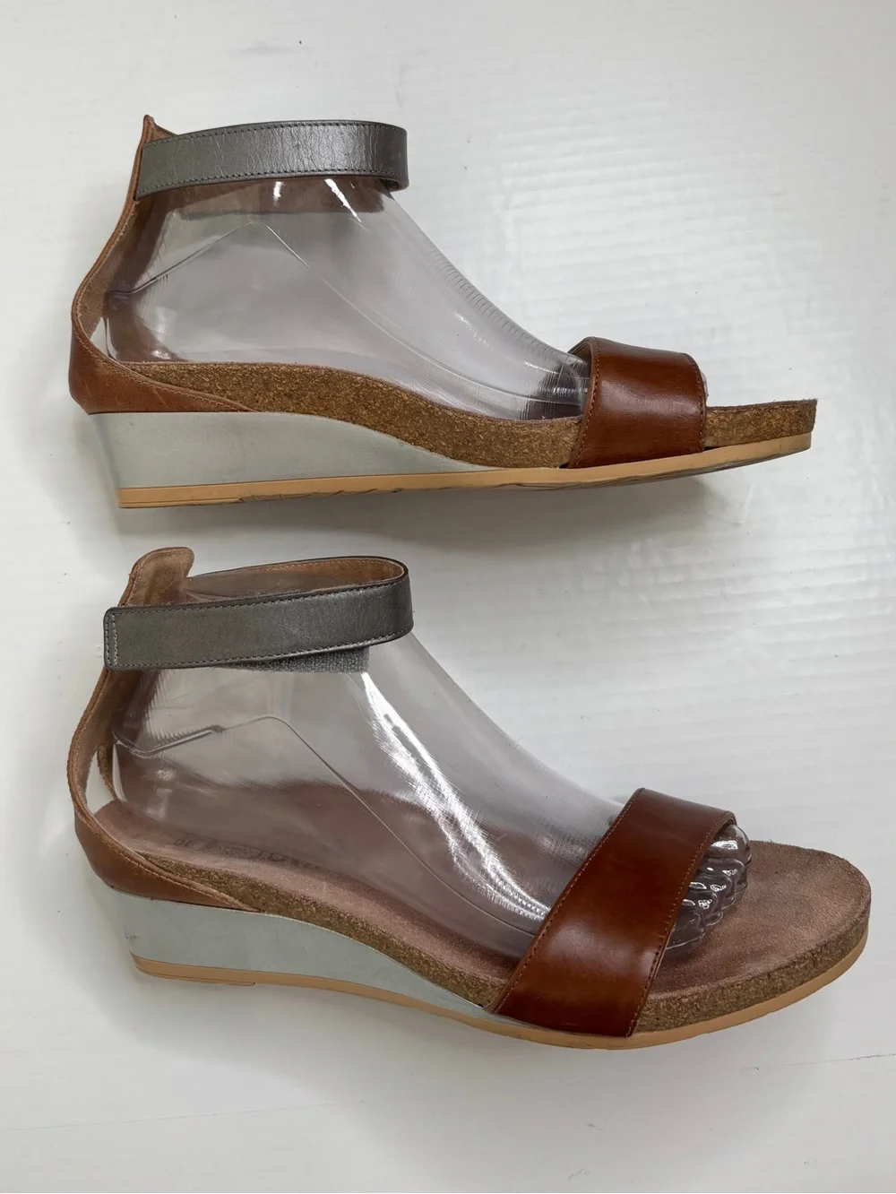 Naot Pixie Wedge Sandal Womens Shoe Size 40 US  9 / 9.5 Comfort Cork Footbed